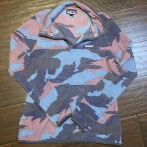 Patagonia Women's Micro D Snap-T Pullover sz medium ‘Kansas Sky ‘